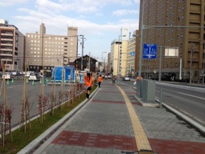道北営業所の地域清掃活動（2013/10/29）