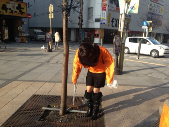 道北営業所の地域清掃活動（2013/11/26）