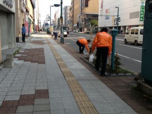 道北営業所の地域清掃活動（2013/11/05）