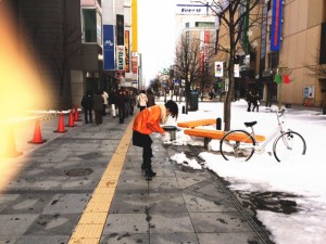 東北営業所の地域清掃活動（2013/12/17）