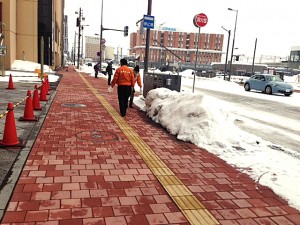 道北営業所の地域清掃活動（2014/1/29）