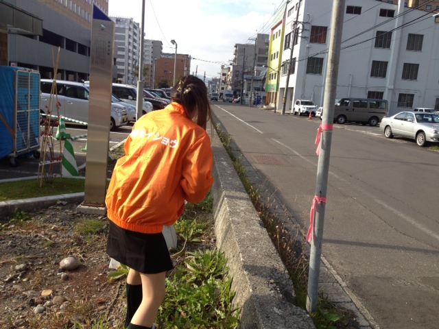 道北営業所の地域清掃活動（2014/10/15）