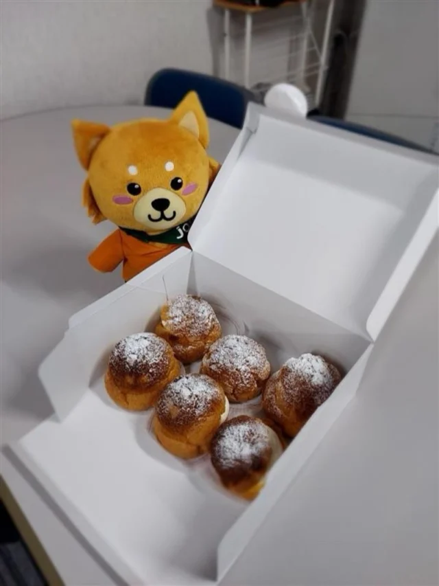 所長からパティスリーフレールのシュークリームの差し入れをいただきました😋
生クリームとカスタードクリームの2層になっていて、甘さも控えめでとても食べやすかったです✨
ごちそう様でした～😊❗

#株式会社セイショウ
#人材派遣 #派遣 #求人 #アルバイト #バイト
#北海道 #札幌 #苫小牧 #旭川 #函館
#パティスリーフレール #シュークリーム
